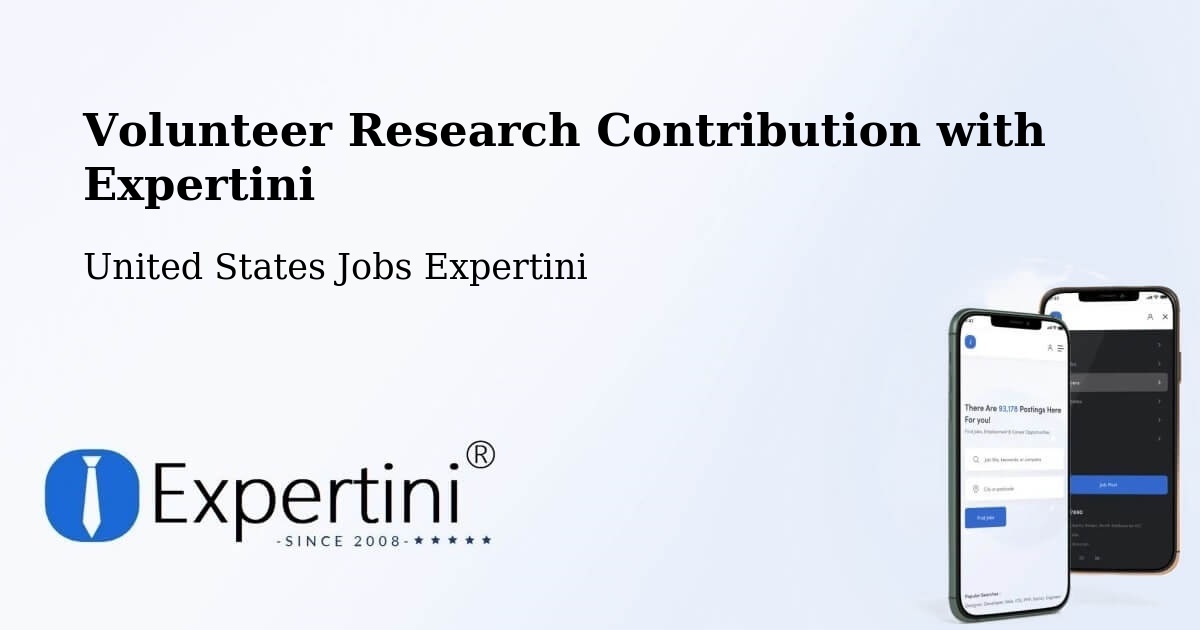 Volunteer Research Contribution Program – Lompoc - United States Jobs Expertini